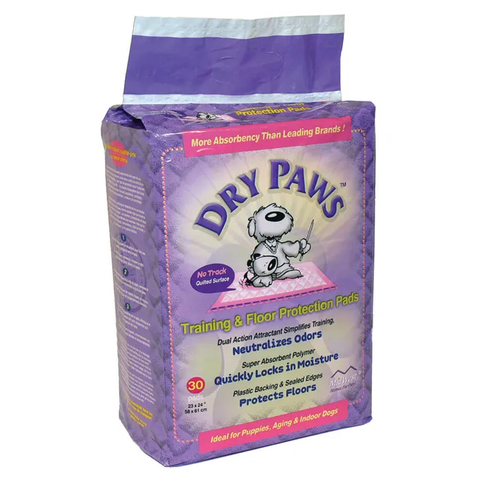 Dry Paws Training Pads 30 Pack 23lx17.75w"