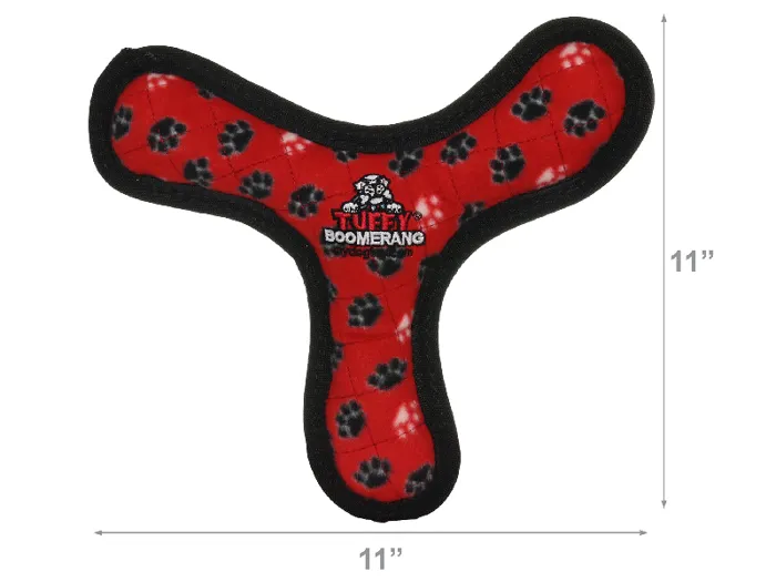 Tuff Toys Ultimate Bowmerang Paw Print Red