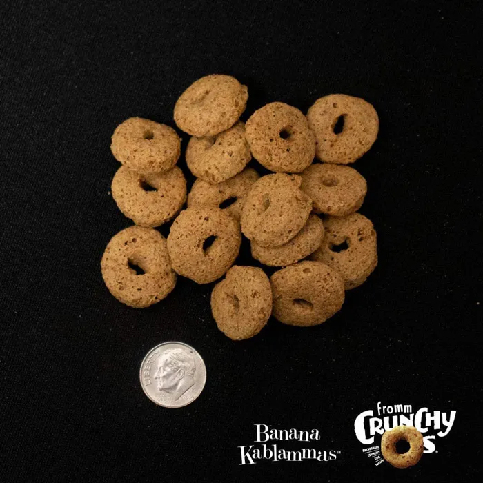 Fromm Crunchy Os Banana Kablammas treats contents