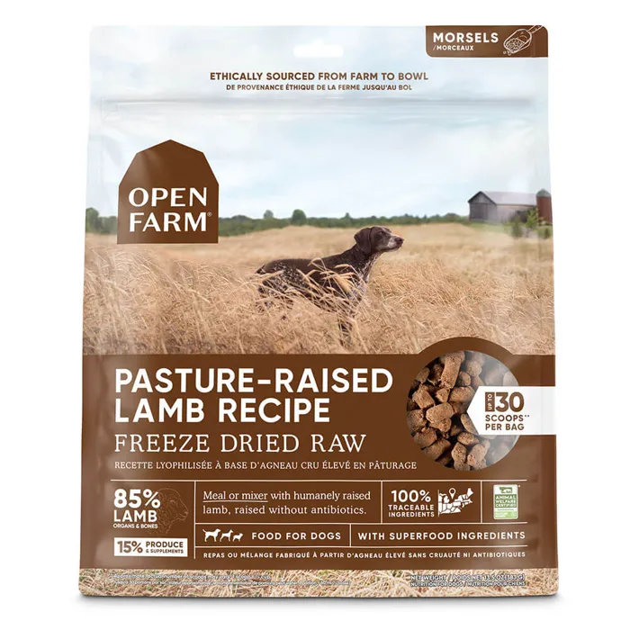 Pasture Raised Lamb Recipe Fd Raw Dog Food 13.5-oz