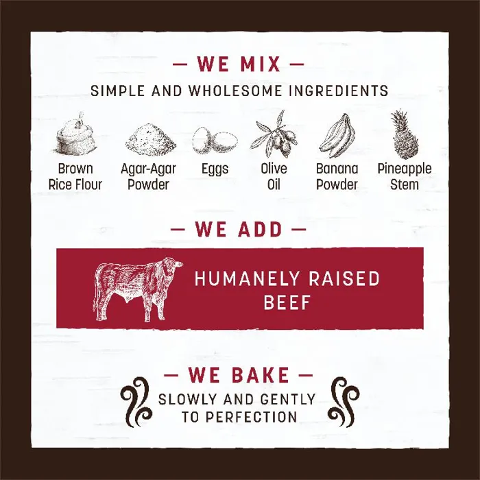 Earth Animal No-hide Chew Beef 4"