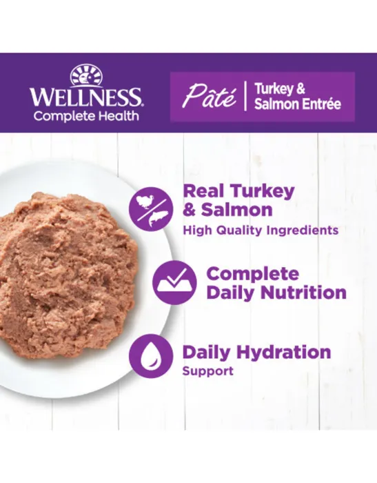 Wellness Turkey and Salmon Pate food contents