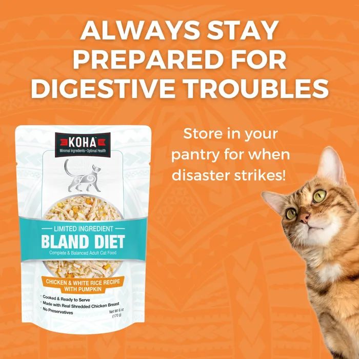Koha Cat Bland Diet Chicken Rice Pumpkin 2.8-oz