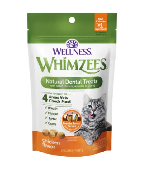 Whimzees Cat Dental Treat Chicken 2-oz
