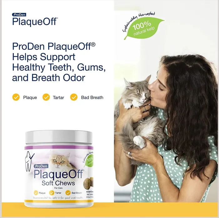 Plaque Off Cat Soft Chew 45-ct