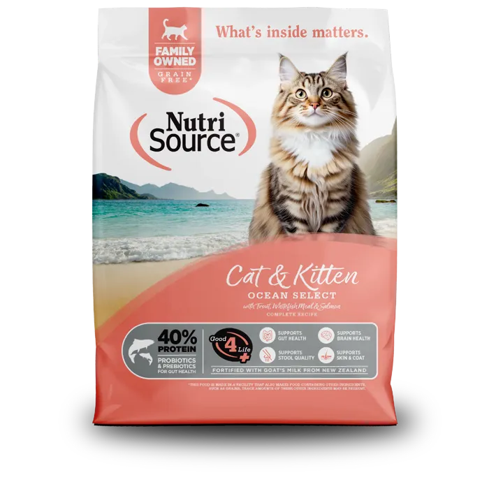 NutriSource Ocean Select Cat & Kitten 4 lb front