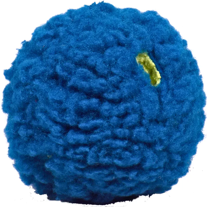 Huggle Hounds Treat Trap large blue ball side view