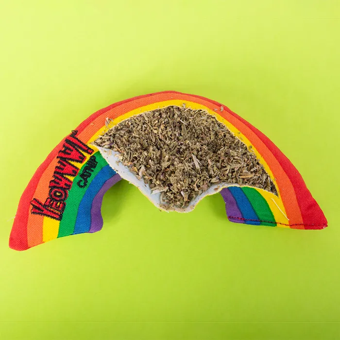 Yeowww! Rainbow Catnip Toy six-inch catnip filling