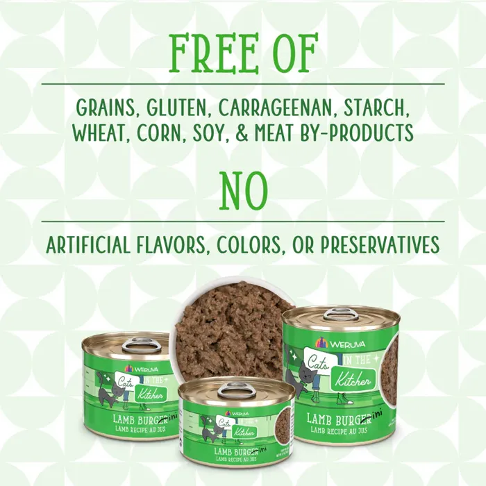 Weruva Cat Cik Gf Lamburgini Pate Can 3.2-oz